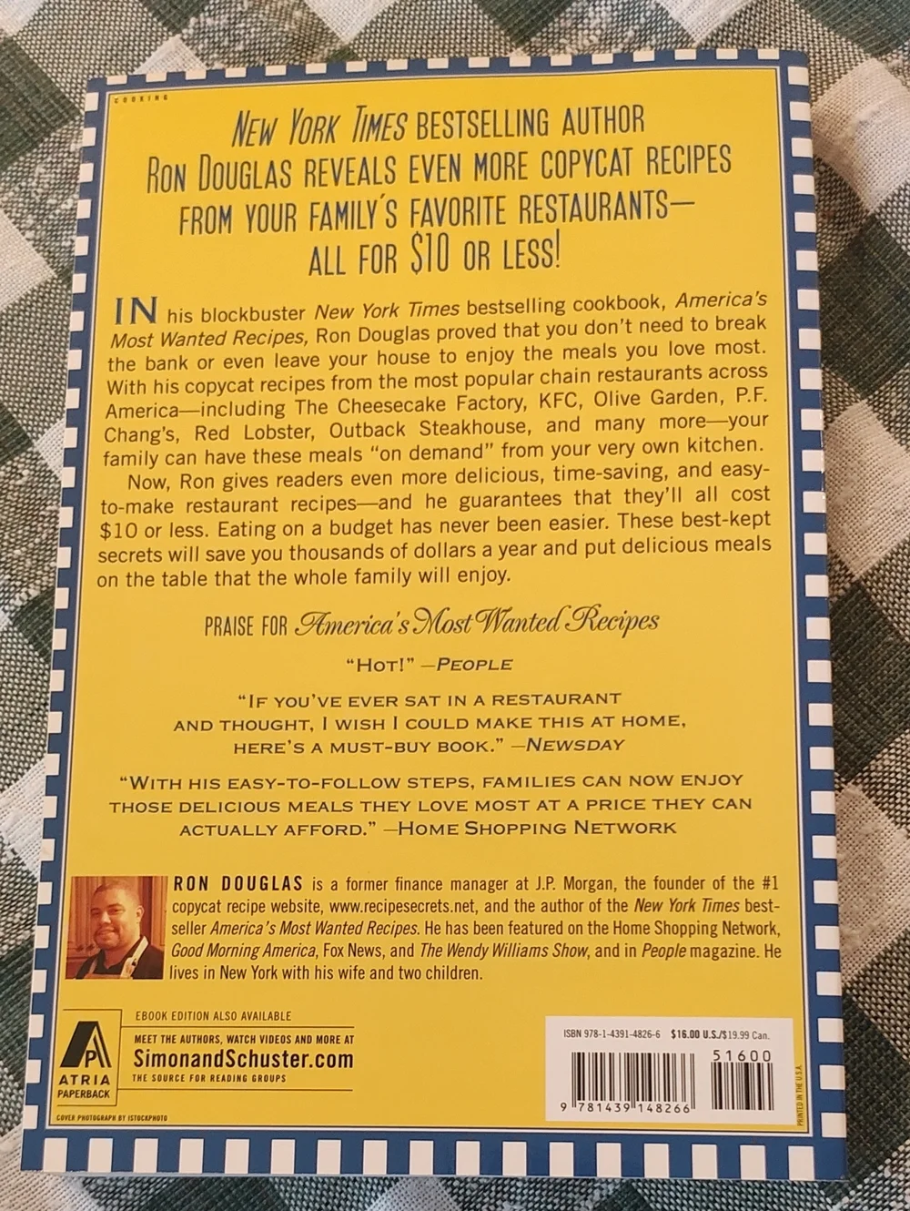 COOKBOOK: AMERICA'S MOST WANTED RECIPES